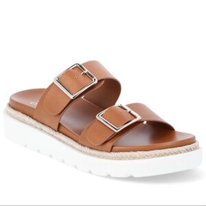 Madden NYC Women’s Flatform Two Strap Sandals